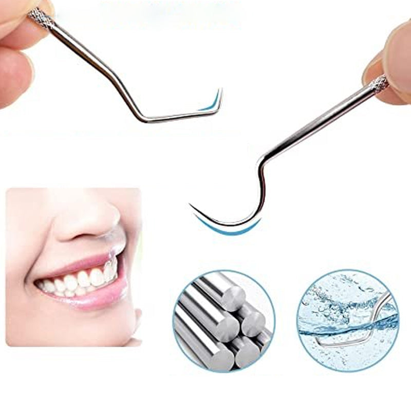 High-Quality Stainless Steel Toothpick Set (7 Pieces) | Dentisafe