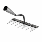 Iron Weeding Rake - 5 to 8 Tines for Garden Weeding and Aerating