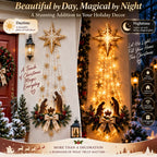 🎁Bethlehem Star Lighted Nativity Wall Christmas Decor