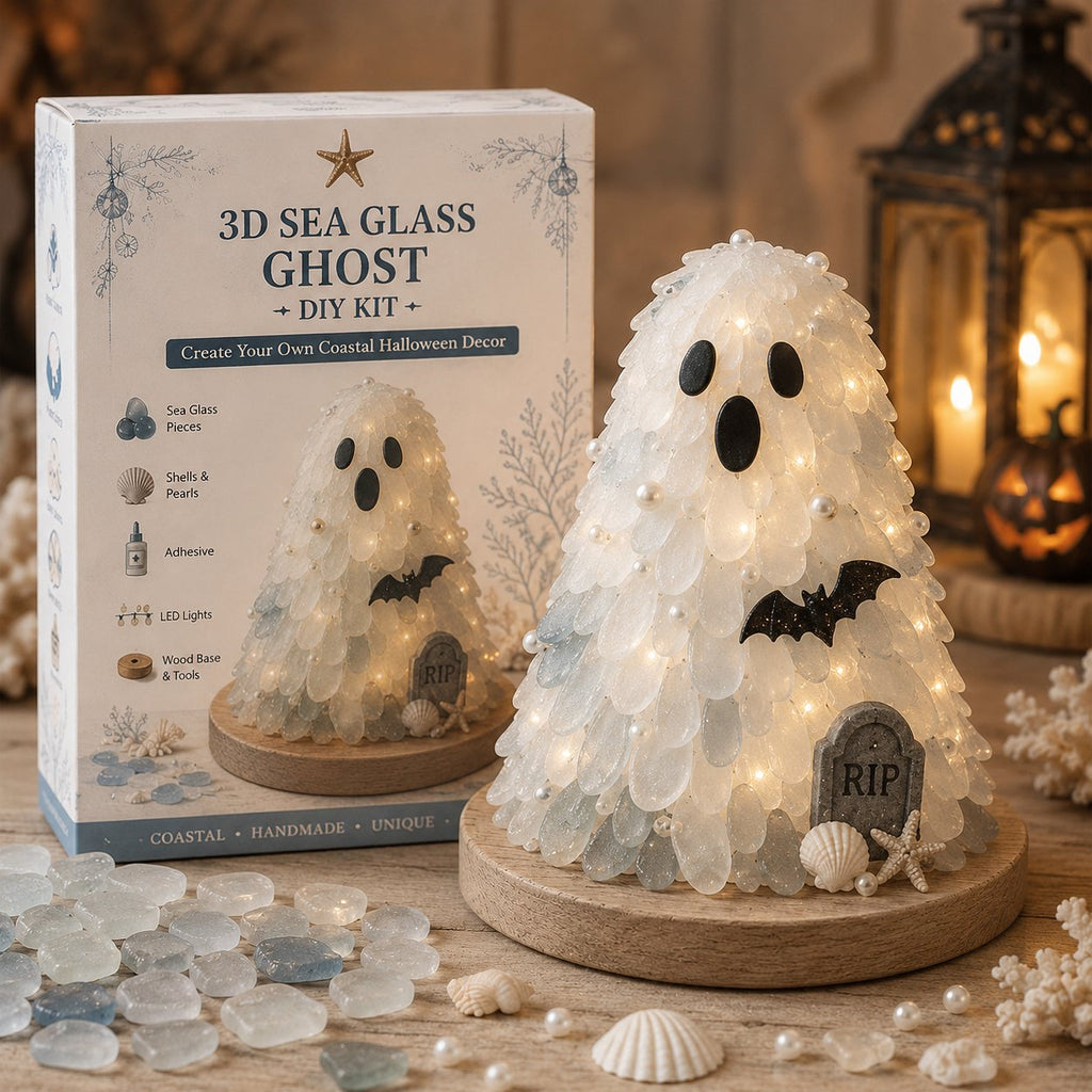 DIY Sea Glass Halloween Light-Up Collection