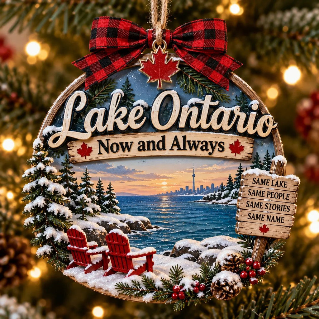 Lake Ontario Forever Christmas Keepsake Ornament