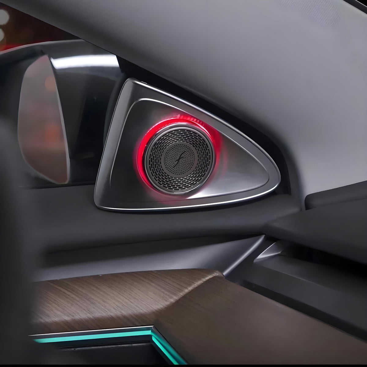 Miroken 4D Rotating LED Ambient Tweeter Speakers for Model Y Juniper / Model 3 Highland