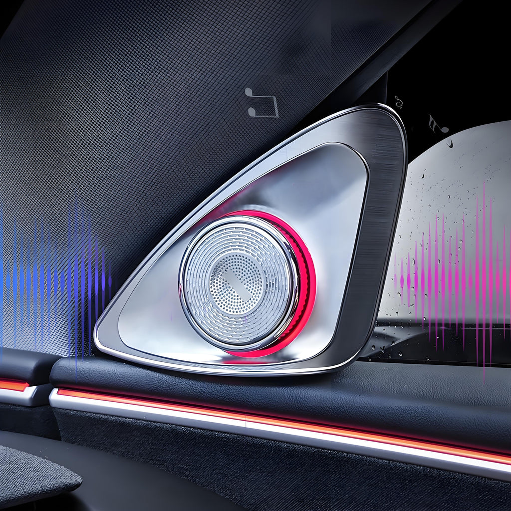 Miroken 4D Rotating LED Ambient Tweeter Speakers for Model Y Juniper / Model 3 Highland