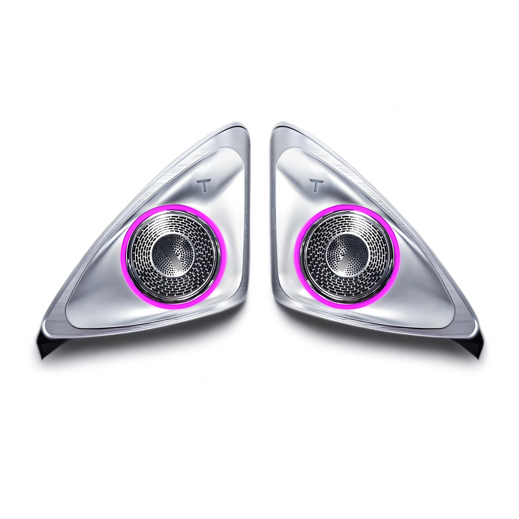 Miroken 4D Rotating LED Ambient Tweeter Speakers for Model Y Juniper / Model 3 Highland
