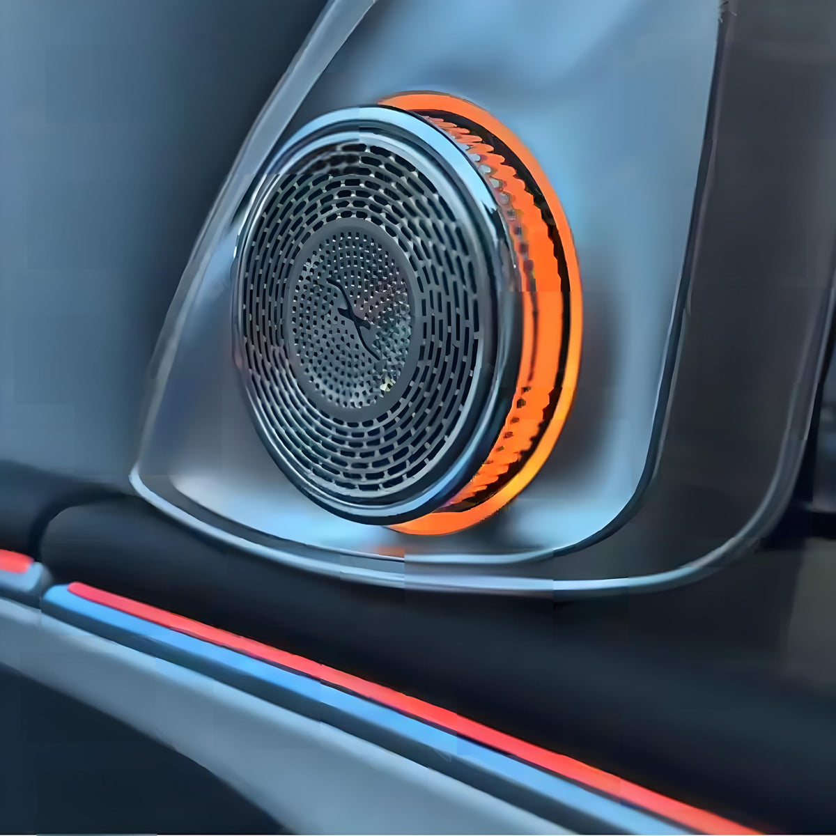 Miroken 4D Rotating LED Ambient Tweeter Speakers for Model Y Juniper / Model 3 Highland