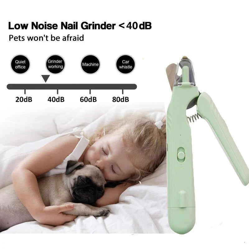2-in-1 LED Pet Nail Clipper & Grinder