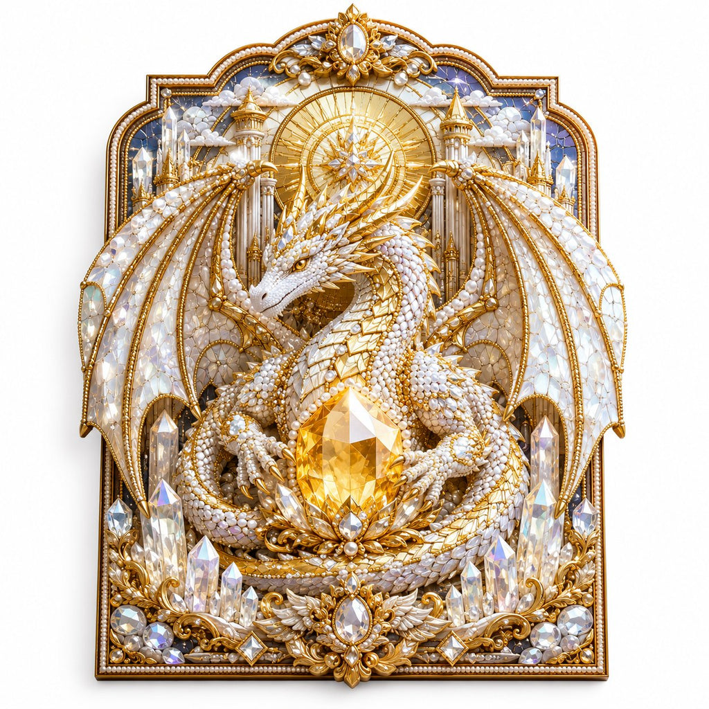 3D Layered Dragon Diamond Painting Kit