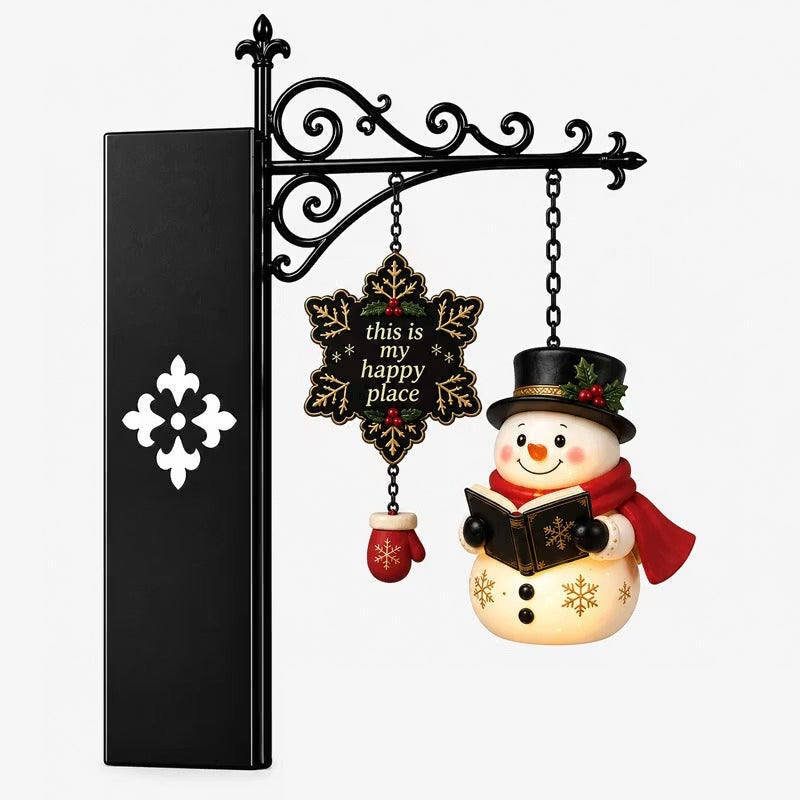 Christmas Library Lantern Bookshelf Light