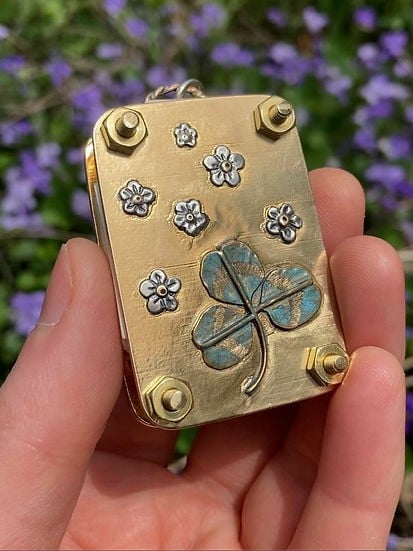 Miroken | Mini Flower Press | Compact Botanical Keepsake Maker | Portable Craft Tool
