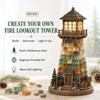 Vintage Firehouse Sea Glass-Style Mosaic Light DIY Kit