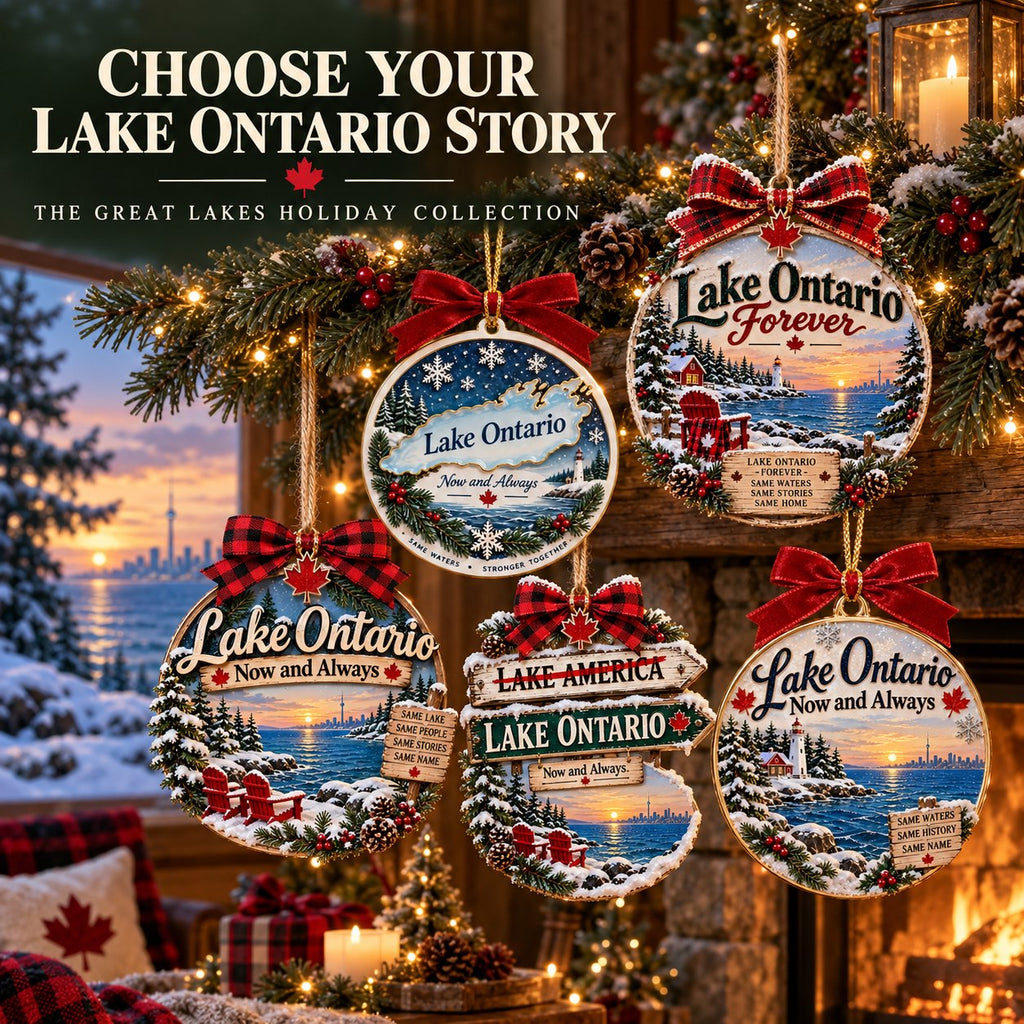 Lake Ontario Forever Christmas Keepsake Ornament