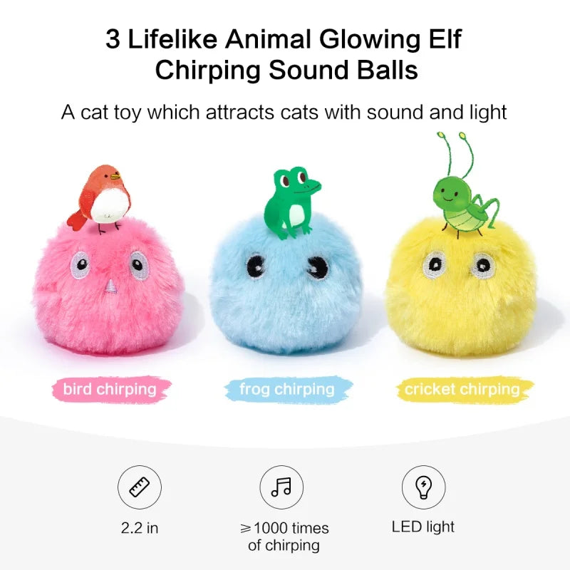 Interactive Sound Cat Ball Toy