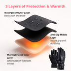 Miroken | Heated Gloves for Women UK – Ladies Thermal Waterproof Winter Gloves with Touch Screen & USB Rechargeable Warm Design