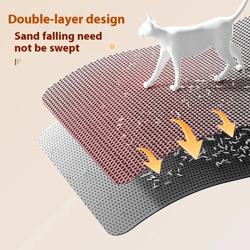 Miroken Extra-Large Heavy-Duty Cat Litter Mat