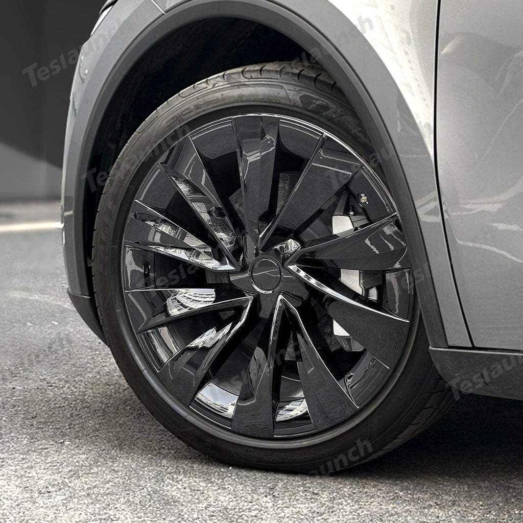 Helix 2.0 Style Wheel Hubcaps (Set of 4) for Tesla 2025+ Model Y Juniper 20'' Helix 2.0 Wheels