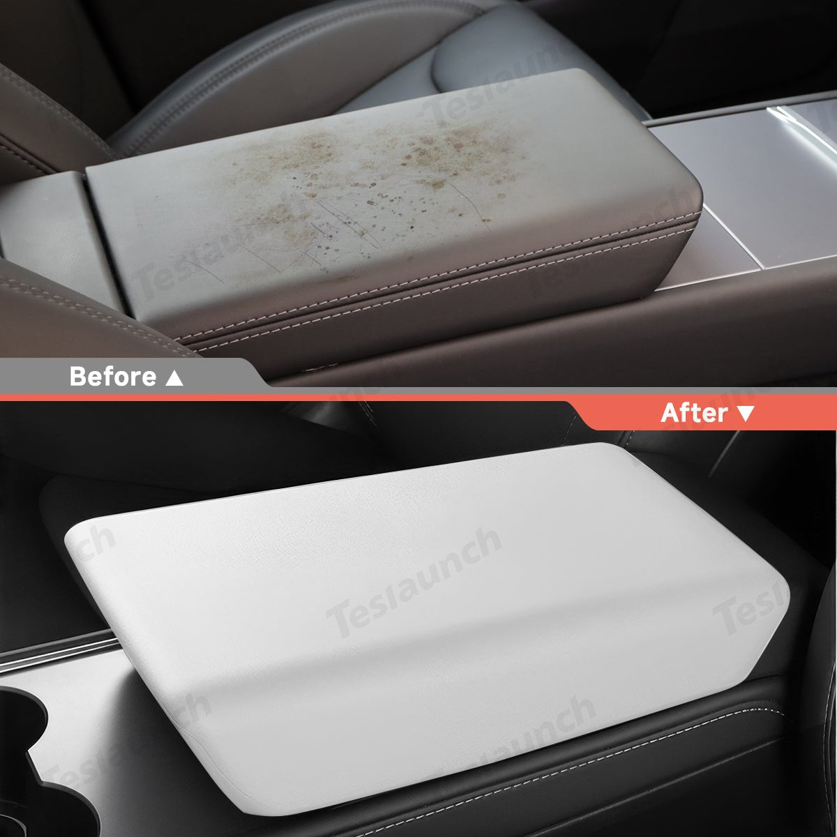 TPE Center Console Armrest Cover for Tesla Model Y Standard 2026+