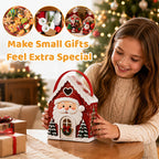 Christmas Cottage Handle Gift Box