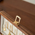 Amélie Walnut Two-Layer Jewelry Box
