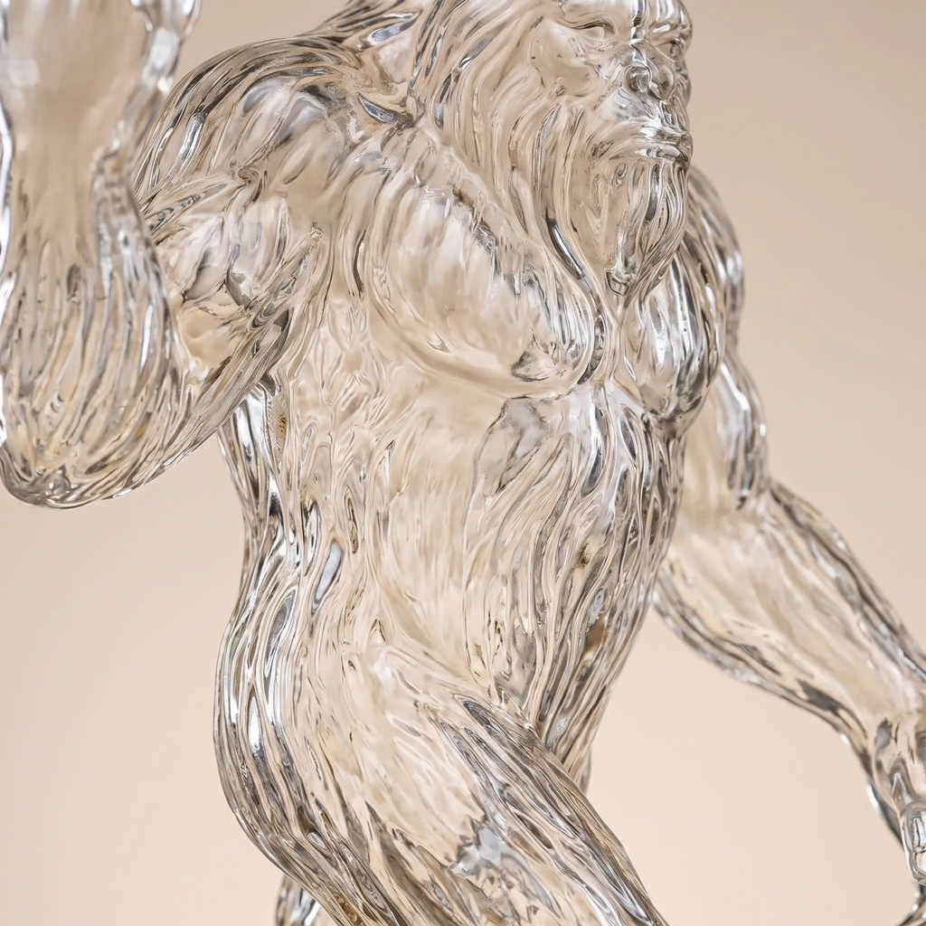 Miroken | Whiskey Decanter Funny Bigfoot Glass Bottle