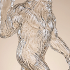Miroken | Whiskey Decanter Funny Bigfoot Glass Bottle