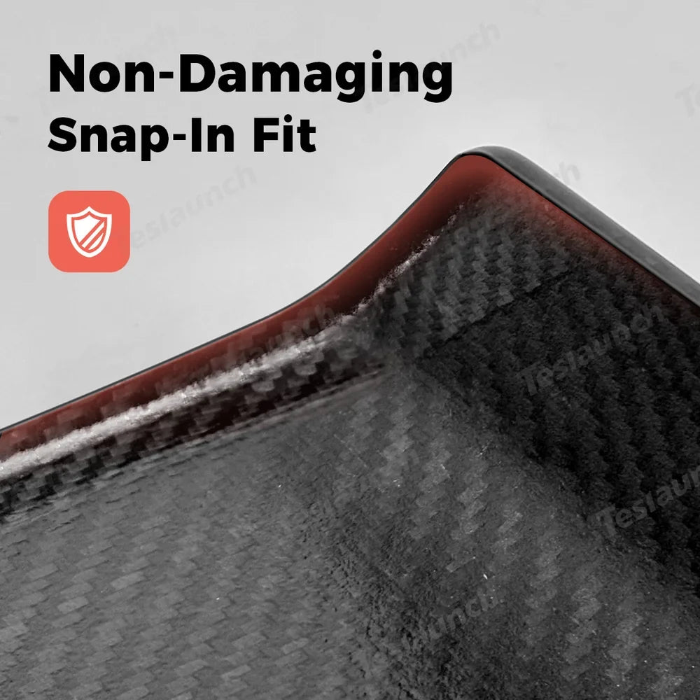 [Real Carbon Fiber] Armrest Cover for Tesla Model Y Juniper 2025+