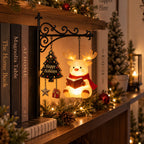 Cozy Christmas Shelf Glow