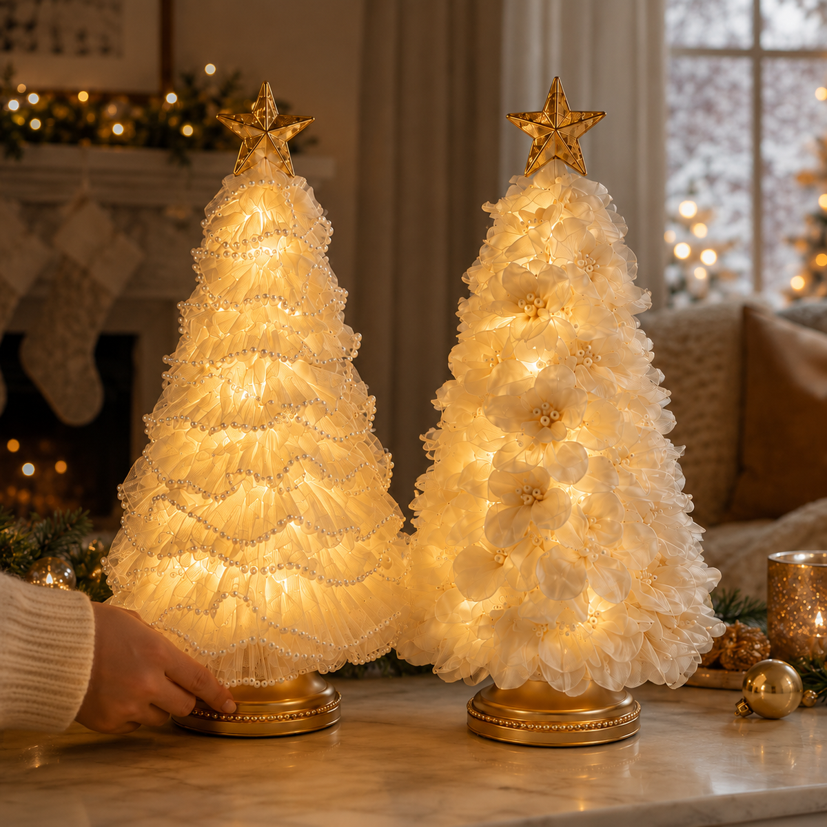 DIY Lighted Christmas Tree Craft Kit