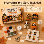 3D Beaded Dog DIY Craft Kit