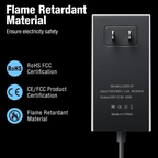 60W AC to DC Power Supply Adapter for Starlink Mini