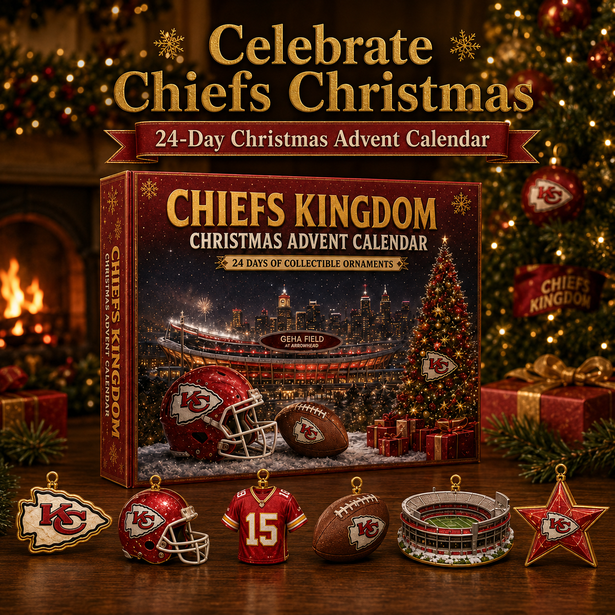 Chiefs Kingdom Football Christmas Advent Calendar