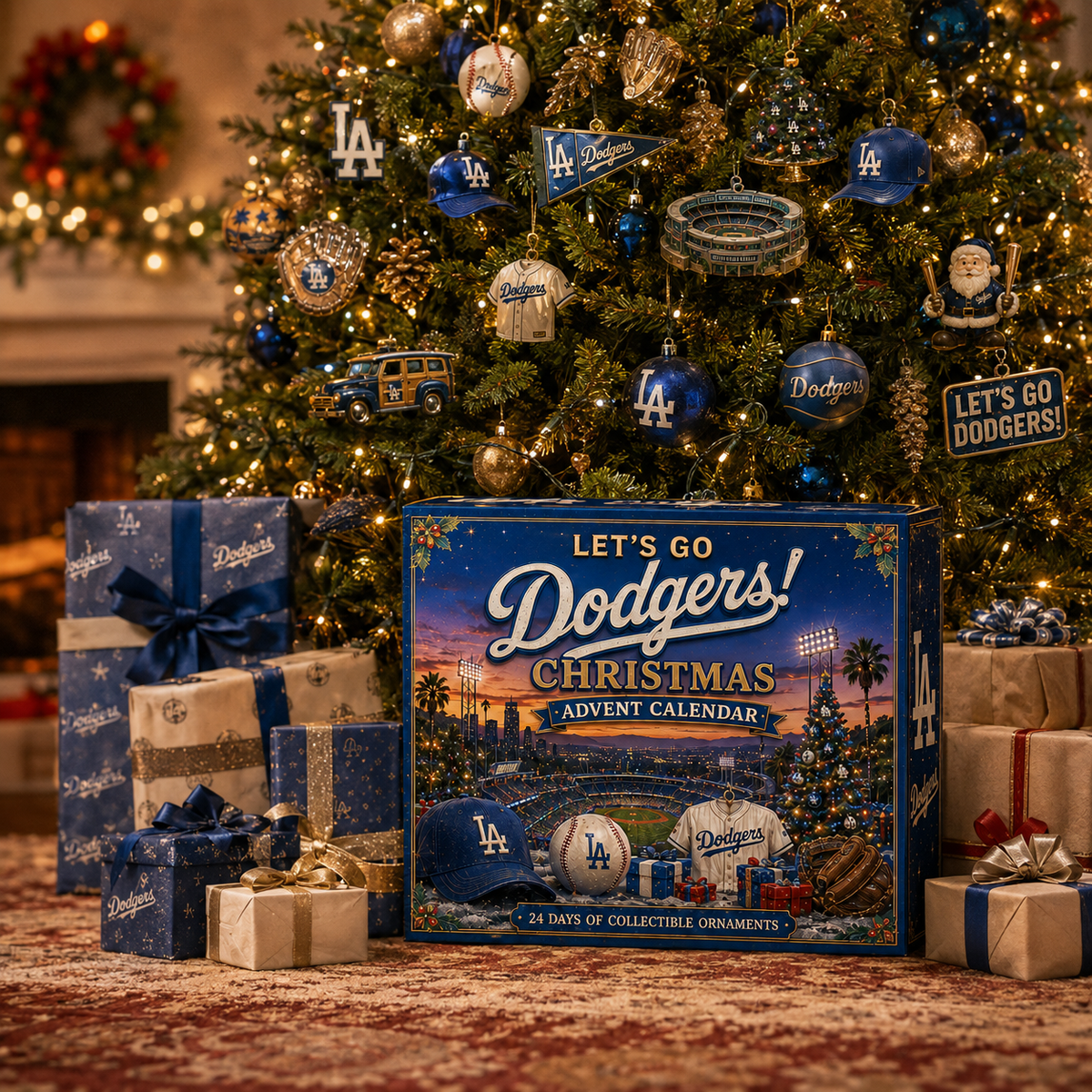 Let’s Go Dodgers! Baseball Christmas Advent Calendar