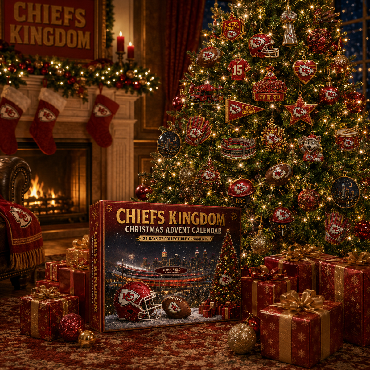 Chiefs Kingdom Football Christmas Advent Calendar