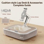 Work & Chill Rotating Tablet Pillow Desk
