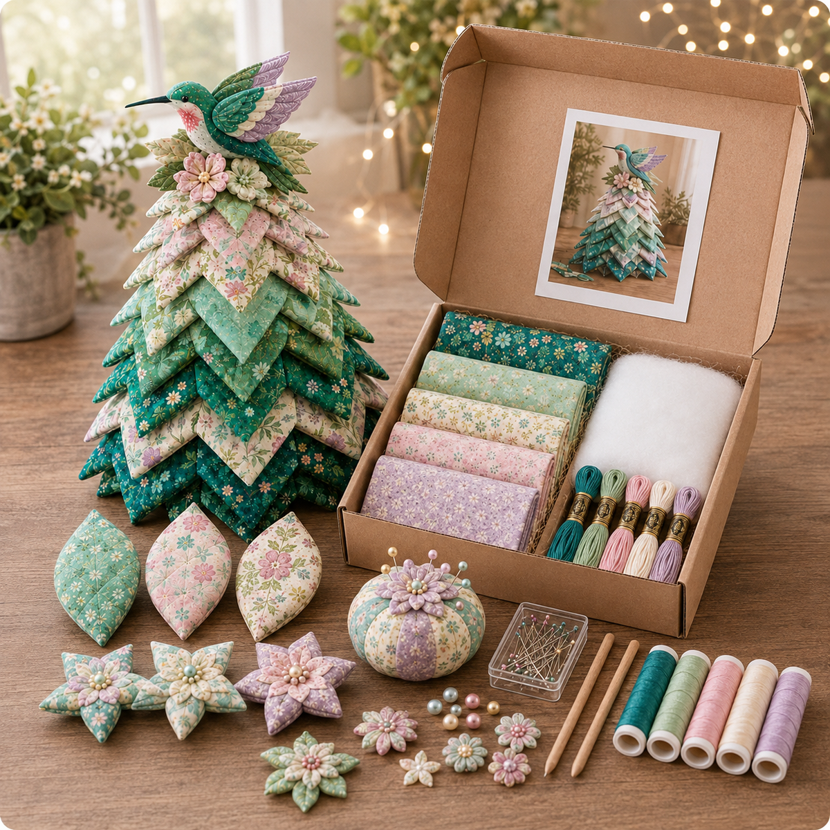 DIY Patchwork Christmas Tree Kit