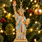 USA Landmark Christmas Ornaments