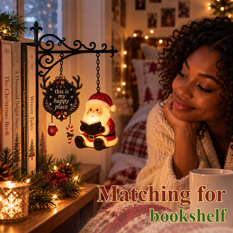 Cozy Christmas Shelf Glow