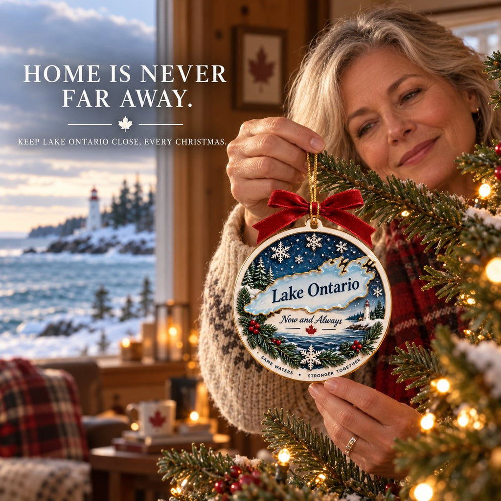 Lake Ontario Forever Christmas Keepsake Ornament