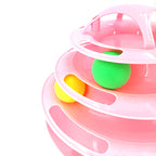 Cat Toy Tower with Tracks