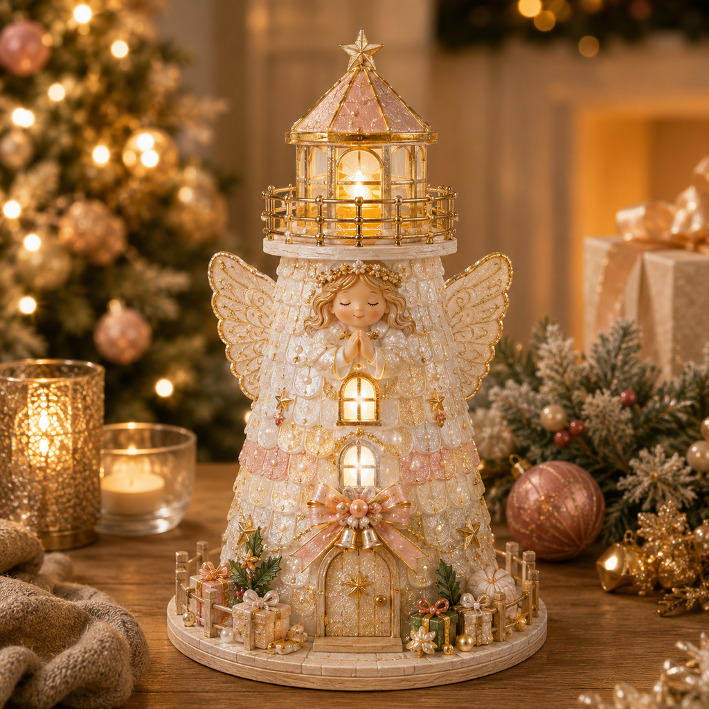 Beginner-Friendly DIY Lighted Christmas Character Sea Glass-Style Lighthouse Kit Collection