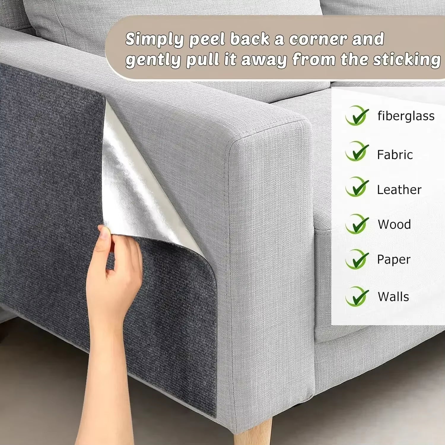 Anti-Scratch Cat Sofa Mat