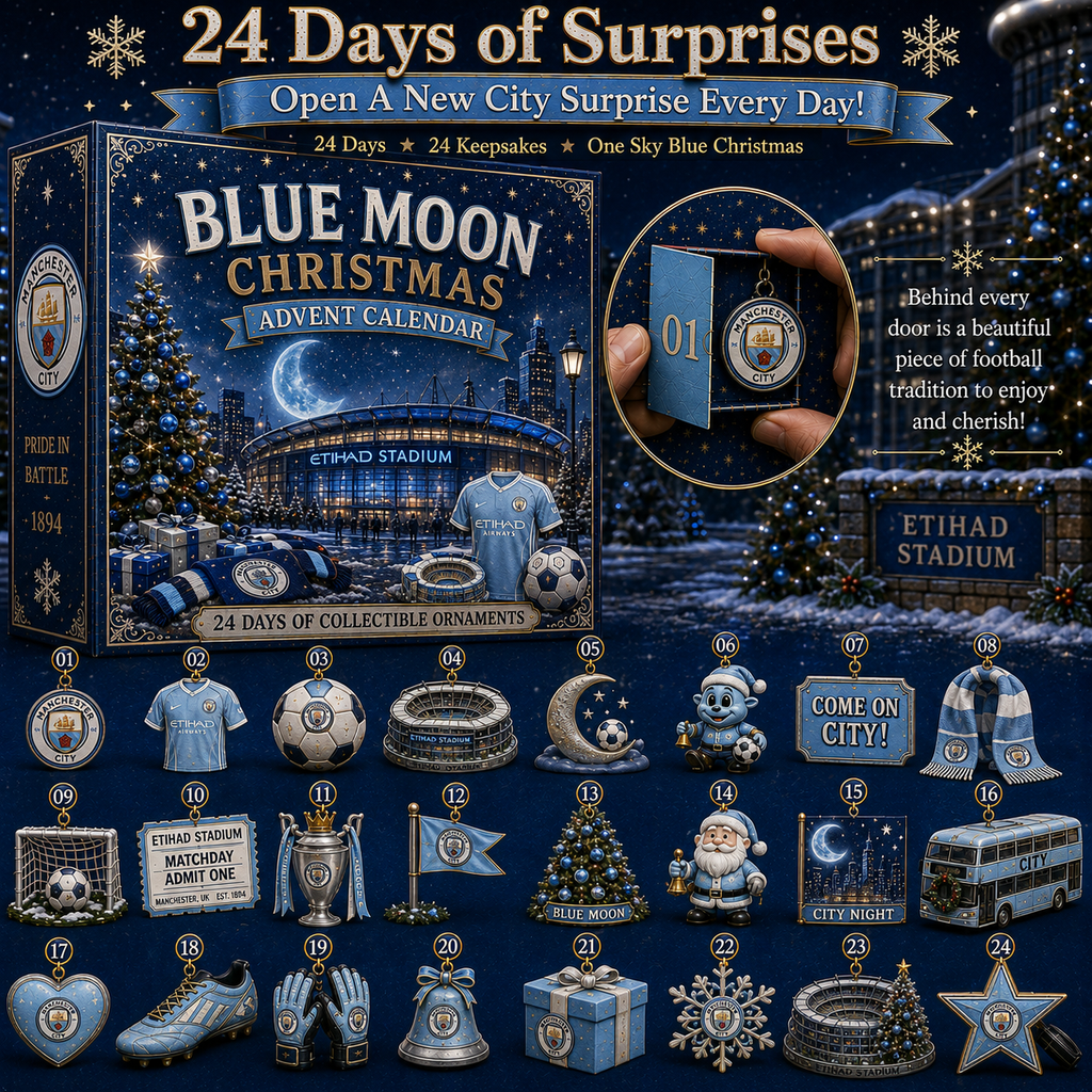 Blue Moon Football Christmas Advent Calendar