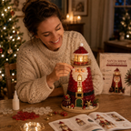 DIY Lighted Christmas Character Sea Glass-Style Lighthouse Kit