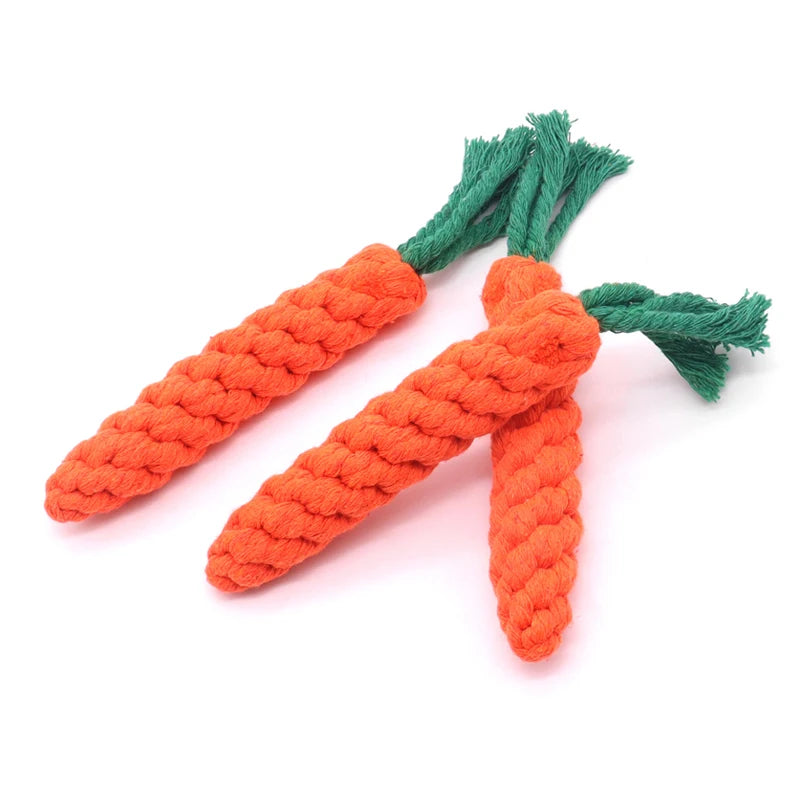 Carrot Rope Dog Chew Toy