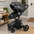 360 Degree Rotation Baby Stroller 3 in 1 with Car Seat