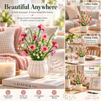 DIY Beaded Wildflower Bouquet Kit – Handmade Crystal Flower Craft Set