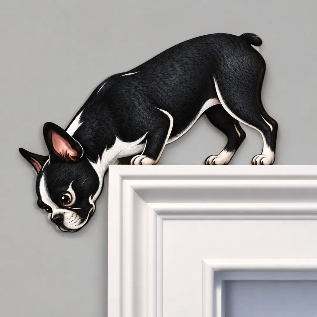 Peeking Pup Doorway Topper