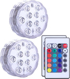Pool Lights with Remote, 10 Color Changing Pool Lights