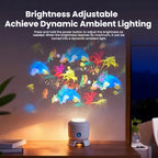 Dynamic Rotating LED Projector Light