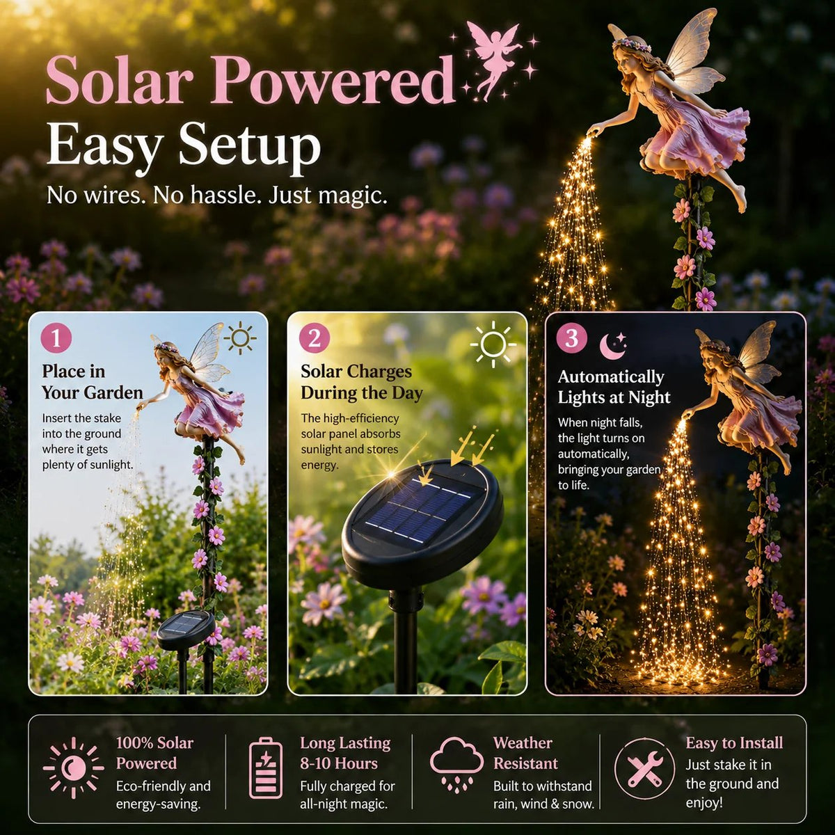 Fairy Sprinkling Magic Dust Garden Light
