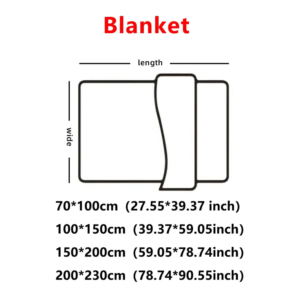 Cozy Striped Throw Blanket